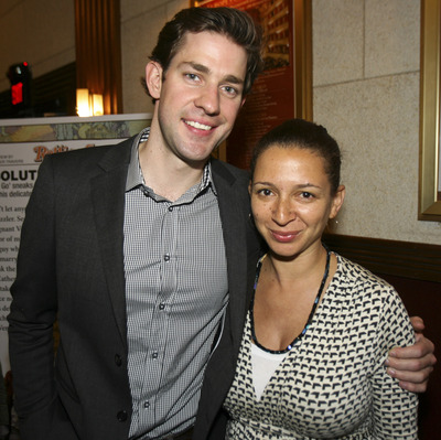 John Krasinski  met up with his 