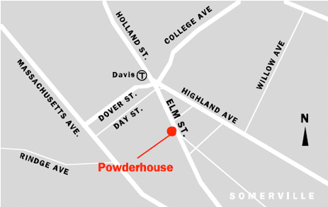 Powderhouse Productions - Somerville map