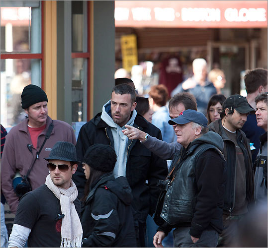 Affleck at work in Harvard Square on Oct. 20. 