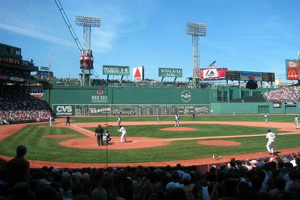 Fenway park on game day