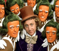 Gene Wilder & oompa loompas