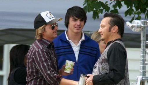 David Spade and Rob Schneider in Grown Ups